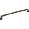 Jeffrey Alexander 18" Center-to-Center Distressed Antique Brass Belcastel 1 Appliance Handle MO6373-18ABM-D - alternate 1